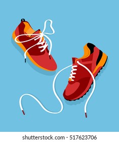 Vector running shoes - sneakers