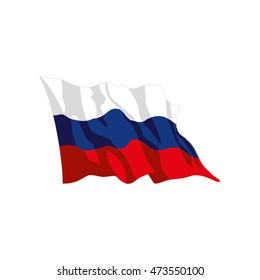 vector russia flag symbol state