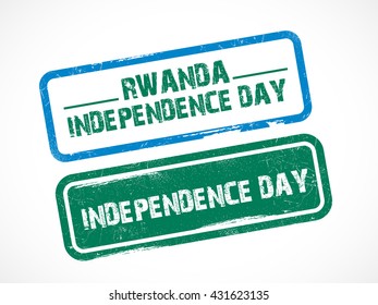 Vector of Rwanda independence day.