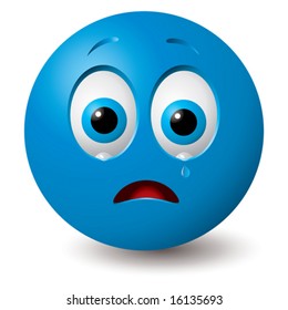 93,225 Blue sad face Images, Stock Photos & Vectors | Shutterstock