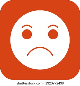 Vector Sad Emoji Icon
