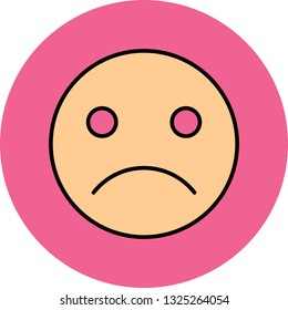 Vector Sad Emoji Icon