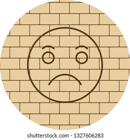 Vector Sad Emoji Icon
