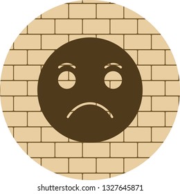 Vector Sad Emoji Icon
