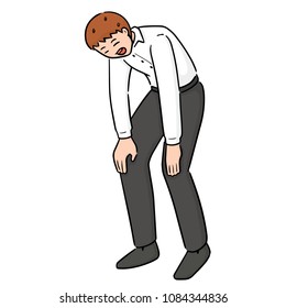 vector of sad people