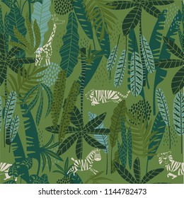 vector safari pattern