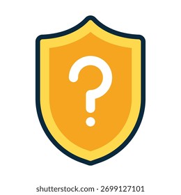 Vector safety help icon depicting assistance, emergency support, or help services.