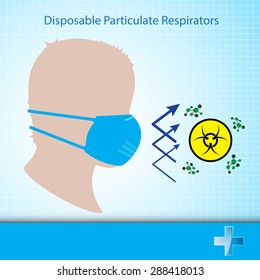 vector safety mask protect virus health care concept