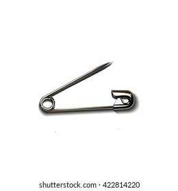 vector safety pin Isolated on white background