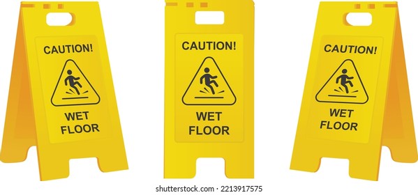 A vector safety sign for artwork compositions of templates