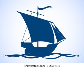 Vector sail ship