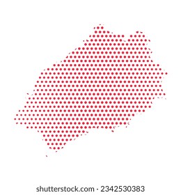 Ilustración de Mapa Detectado Vector Saint Helena, puede ser utilizada para diseños de negocios, presentaciones o cualquier diseño adecuado.