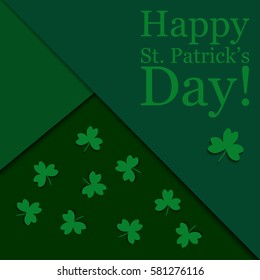 Vector Saint Patrick's Day card.