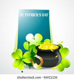 vector saint patrick's day illustration with space for your text