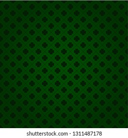 vector Saint Patrick's day seamless shamrock background