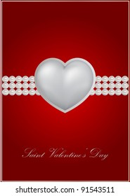vector Saint Valentine's Day greeting card