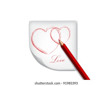 vector Saint Valentine's Day greeting card