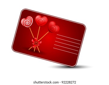 vector Saint Valentine's Day greeting card