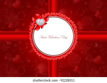 vector Saint Valentine's Day greeting card