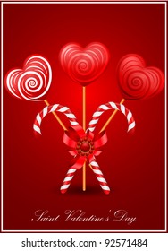 vector Saint Valentine's Day greeting card