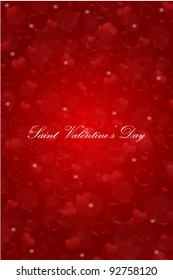 vector Saint Valentine's Day greeting card