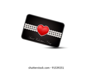 vector Saint Valentine's greeting card