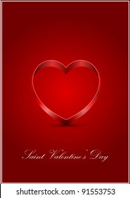 vector Saint Valentine's greeting card