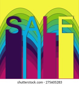 Vector sale background
