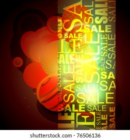 vector sale background. Eps10 illustration