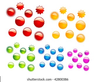 vector sale badges