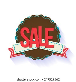Vector sale badges text. design elements illustration