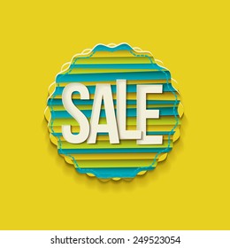 Vector sale badges text. design elements illustration