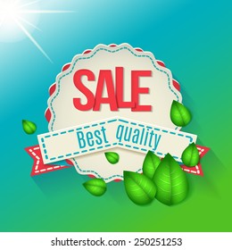 Vector sale badges text. design elements illustration