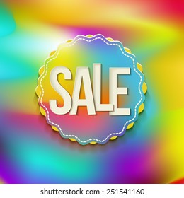 Vector sale badges text. design elements illustration