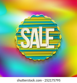 Vector sale badges text. design elements illustration