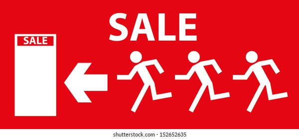 Vector sale banner