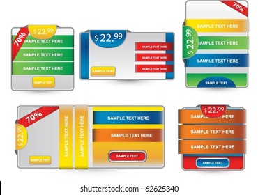 vector sale banner collection