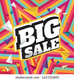 Vector sale banner template design. mega sale special offer. End of season banner. Web element.