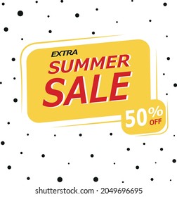 Vector sale banner template design. Super sale special offer. End of season banner. Web element
