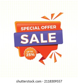 Vector Sale Banner Template Design, Biggest Sale Special Offer