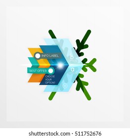 Vector sale Christmas banner template. For banners, business backgrounds and presentations