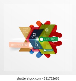 Vector sale Christmas banner template. For banners, business backgrounds and presentations