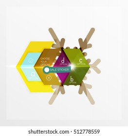 Vector sale Christmas banner template. For banners, business backgrounds and presentations