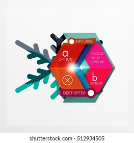 Vector sale Christmas banner template. For business backgrounds and presentations