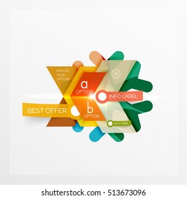 Vector sale Christmas banner template. For banners, business backgrounds and presentations