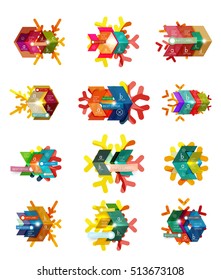 Vector sale Christmas banner template. For banners, business backgrounds and presentations