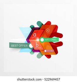 Vector sale Christmas banner template. For banners, business backgrounds and presentations