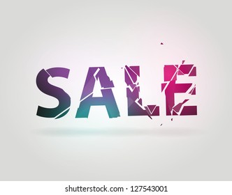 Vector Sale Crushing, destroy
