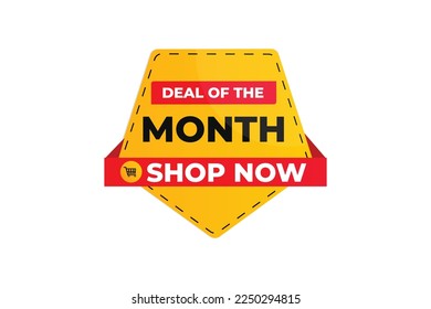 Vector sale deal of the month shop now design