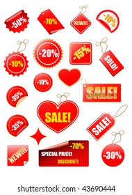 vector sale design elements set